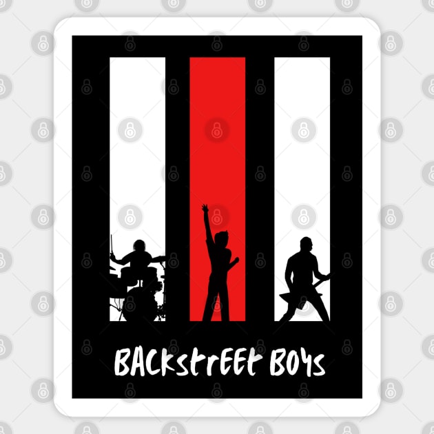 three boy Backstreet Boys vintage Sticker by anubis official
